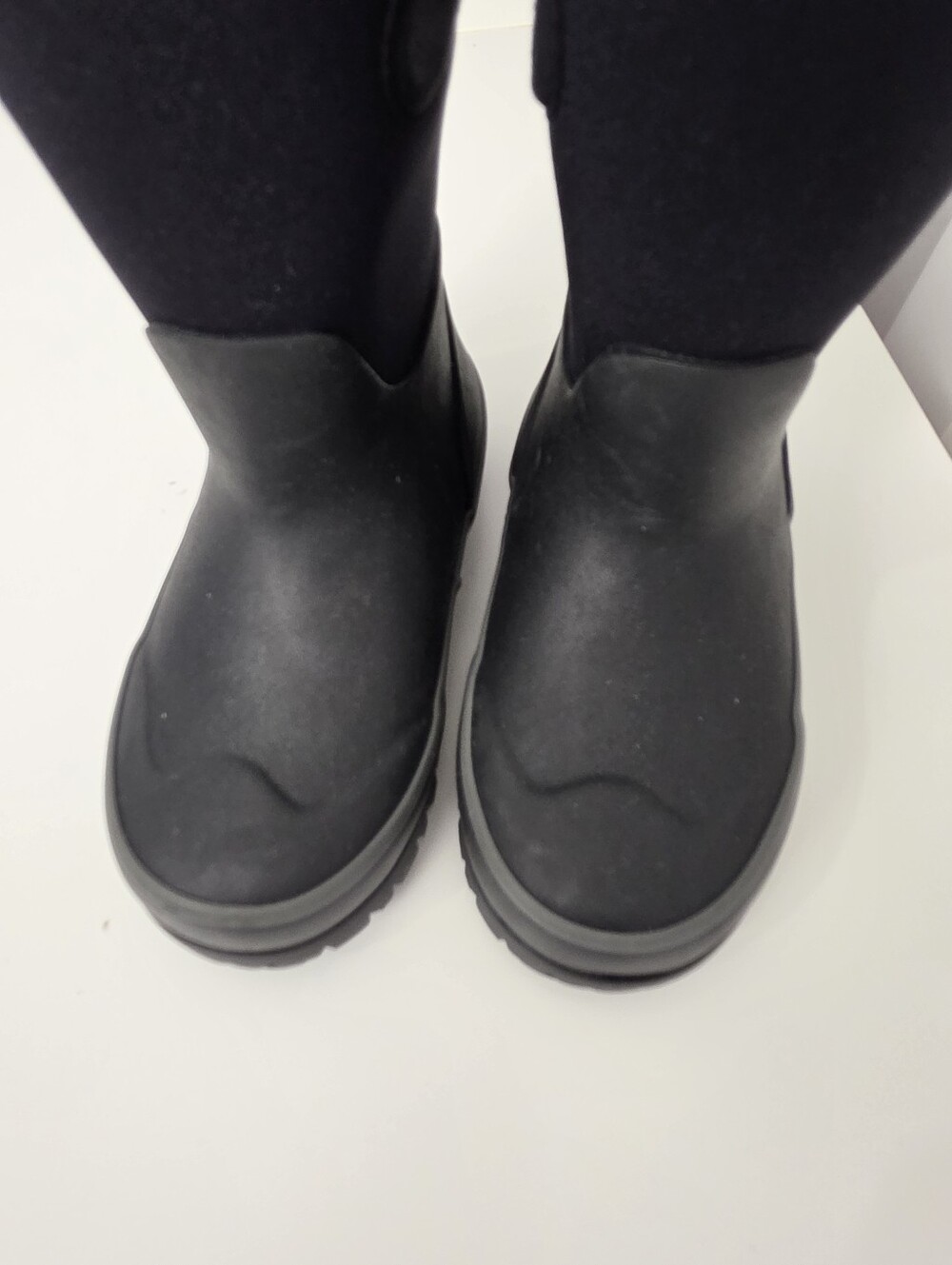 Bogs Kids Grasp Solid Waterproof Winter Rain Boots Black Toddler Infant Size 8 - Picture 12 of 16